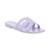 商品Sam Edelman | Women's Bay Logo Emblem Jelly Slide Sandals颜色Misty Lilac