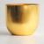 颜色: Gold, Red Pomegranate Collection | Doré Set/3 Gilded Glass Oval Vases