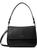 商品Kate Spade | New Core Pebble Pebbled Leather Medium Convertible Flap Shoulder Bag颜色Black