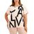 商品Calvin Klein | Calvin Klein Womens Plus     Cotton Blend Short Sleeve Graphic T-Shirt颜色Blush