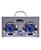 颜色: Iridescent Bling, Wireless Express | Bluetooth Boombox with FM Radio and LED Speakers - Ages 6+