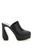 color NERO, SI ROSSI | Si sergio rossi nappa platform mules