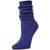 Memoi | Women's Flake Zag Sherpa Lined Lounge Socks, 颜色Evening Blue