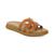 color Saddle, Sam Edelman | Women's Valeri Logo Emblem Footbed Slide Sandals