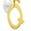 颜色: Gold-Q, ADORNIA | 14K Gold Plated Initial & Pearl Pendant Necklace