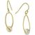 商品第2个颜色Gold Over Sterling Silver, Giani Bernini | Cultured Freshwater Pearl (7mm) Wire Drop Earrings, Created for Macy's