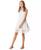 颜色: Whipped White, Calvin Klein | Big Girls Illusion Mesh Bow Front Dress