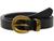 商品Madewell | Chunky Buckle Skinny Leather Belt颜色True Black