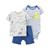 商品Carter's | Baby Boys 3-Piece Shorts Set颜色Gray