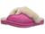 商品第2个颜色Pink Azalea, UGG | 儿童款绒面革加绒拖鞋 (幼童/小童/大童)