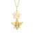 颜色: 20 in, Ross-Simons | Ross-Simons 14kt Yellow Gold Queen Bee Pendant Necklace