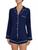 Eberjey | Gisele 2-Piece Piped Pajama Set, 颜色NAVY IVORY