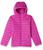 商品Columbia | Powder Lite™ Hooded Jacket (Little Kids/Big Kids)颜色Wild Fuchsia