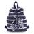 Vera Bradley | Vera Bradley Straw Drawstring Backpack, 颜色steel blue medallion