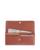 color Tan, ROYCE New York | Leather RFID Blocking Clutch Wallet