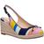 color Oceanside Multi, Kate Spade | Kate Spade New York Womens Panama Nights Round Toe Ankle Strap Wedge Sandals