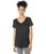 color Black, Lole | Agda V-Neck Short Sleeve