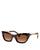 商品Burberry | Cat Eye Sunglasses, 51mm颜色Dark Havana/Brown Gradient
