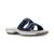 Clarks | Women's Cloudsteppers Breeze Piper Comfort Slide Sandals, 颜色Navy