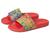 color Tan Multi/Pop Red/Miami Red, Coach | Udele Slide