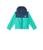 The North Face | Never Stop Hooded WindWall™ Jacket (Toddler), 颜色Geyser Aqua