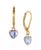 颜色: Blue, 2028 | Crystal Heart Drop Earrings