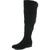 商品Style & Co | Style & Co. Womens LESSAH Zipper Tall Over-The-Knee Boots颜色Black