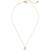 color Pink, Kate Spade | Gold-Tone Cubic Zirconia Halo Pendant Necklace, 16" + 3" extender
