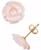 颜色: Pink, Macy's | Mother-of-Pearl Flower Stud Earrings in 10k Gold