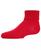 颜色: Red, Memoi | Little Girls Unisex Triple Roll Cotton Blend Ankle Socks