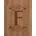 颜色: LETTER F, Picnic Time | Monogram Artisan Acacia Wood Serving Plank