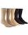 颜色: Tan/Brown Assorted, Tommy Hilfiger | 5-Pack Dress Socks, Assorted Colors