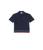 颜色: Navy Blue/Multicolor, Lacoste | Oversized Short Sleeve Color Blocked Polo Shirt (Little Kid/Toddler/Big Kid)