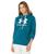 商品Under Armour | Rival Fleece Logo Hoodie颜色Tourmaline Teal/White