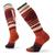 商品第1个颜色Orange Rust Heather, SmartWool | Women's Snowboard Full Cushion Pattern OTC Sock