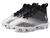 商品第1个颜色Black/White/Metallic Silver, Under Armour | Football Spotlight 3.0 Rubber Molded (Toddler/Little Kid/Big Kid)