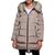 商品DKNY | Faux Fur Hood Midi Puffer颜色Thistle