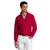 商品Ralph Lauren | Men's Mesh-Knit Cotton Quarter-Zip Sweater颜色Park Avenue Red