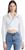 color White, Alexander Wang | alexanderwang.t 前交叠短款衬衣