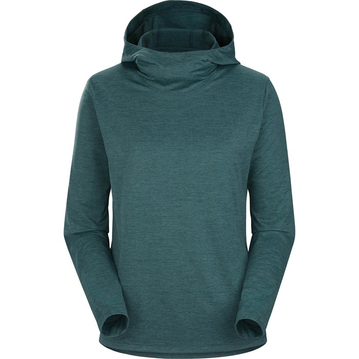 color Labyrinth Heather, Arc'teryx | 女款Taema长袖连帽卫衣| Taema Hoodie - Women's
