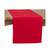 商品第6个颜色Red, Saro Lifestyle | Everyday Design Solid Color Table Runner, 120" x 16"