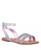 颜色: Pastel Rainbow Coated Glitter, Nina | Big Girls Cameena Fastening Strap Sandals