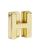 颜色: Gold - H, Moleskine | Initial Gold Plated Notebook Charm