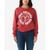 商品True Religion | Women's Relaxed Pullover Sweatshirt颜色Red Dahlia