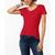 商品Tommy Hilfiger | Cotton Scoop Neck T-Shirt, Created for Macy's颜色Scarlet