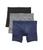 颜色: Black/Blue Shadow/Grey Sky, Calvin Klein | CK Black Boxer Brief 3-Pack