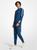 商品Michael Kors | Logo Tape Cotton Blend Joggers颜色RIVER BLUE