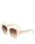 商品Celine | Butterfly Sunglasses, 55mm颜色Ivory/Brown Gradient