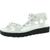 商品Marc Fisher | Marc Fisher Womens Kizzy Studded Adjustable Platform Sandals颜色White LL