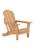 商品第7个颜色Teak, Westin Outdoor | Outdoor All-Weather HDPE Folding Adirondack Chair